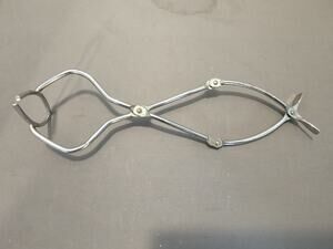 Vintage 8-3/4" Long Grip Tite 5-1/2 Wide Metal Canning Jar Grabber Tongs Lifter